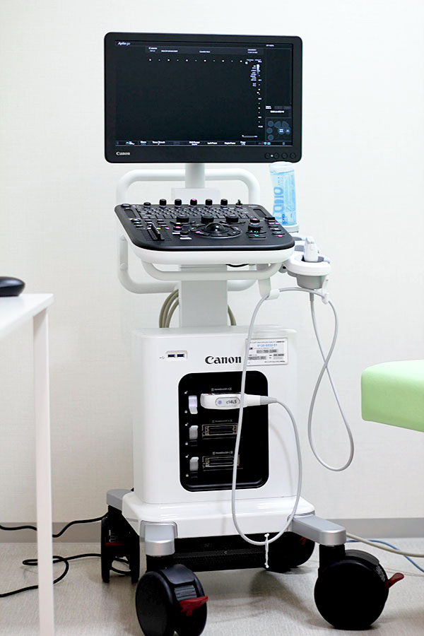 「頸部超音波診断装置（頸部エコー）」画像